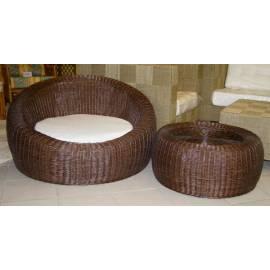 Rattansofa set Freon 1 + 1-dunkel (S008T) Gebrauchsanweisung