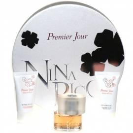 Bedienungsanleitung für Körpermilch mit EDP WaterNINA RICCI Nina Ricci Premier Jour 50 ml + 50 ml + 50ml Shower gel