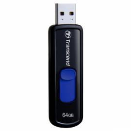 USB-flash-Disk TRANSCEND JetFlash 500 64GB, USB 2.0 (TS64GJF500) weiss/blau