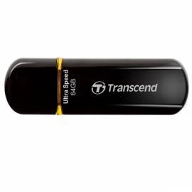 Datasheet USB-flash-Disk TRANSCEND JetFlash 600 64GB, USB 2.0 (TS64GJF600) schwarz/gelb