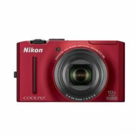 PDF-Handbuch downloadenDigitalkamera NIKON Coolpix S8100 rot