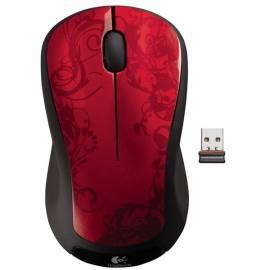LOGITECH Wireless Mouse M310 Red Tendrils (910-002174) rot