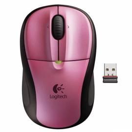 Bedienungsanleitung für LOGITECH Wireless Mouse M305, Dusty Rose (910-002181) Rosa