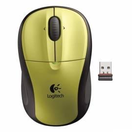 LOGITECH Wireless Mouse M305, zitronengelb (910-002183) gelb