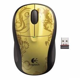 LOGITECH Wireless Mouse M305, Gold Tendrils (910-002184) Gold