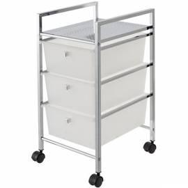 Badezimmer-Rack HART &   HOLM 97502 silber/weiss