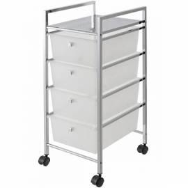 Badezimmer-Rack HART &   HOLM 97503 silber/weiss