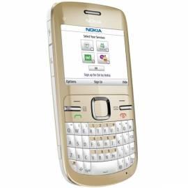 Handy NOKIA C3-00 weiß/gold - Anleitung