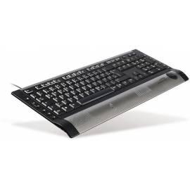 SPEED LINK SL-6435-SGY Silent Keystroke VoiP, Tastatur-Layout (SL-6435-SGY-UK--) schwarz