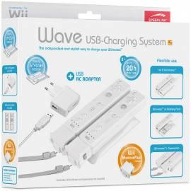 Zubehör für die Konsole SPEED LINK SL-3411-SWT Wave-USB-Charging System für Wii-weiß