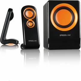 Lautsprecher SPEED LINK SL-8221-BOR Vivente 2.1 System schwarz/Orange