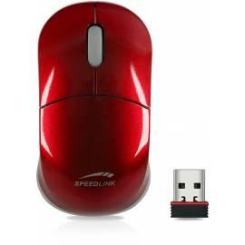 Mouse SPEED LINK SL-6152-SRD-01 Snappy Wireless Nano USB Rot Gebrauchsanweisung