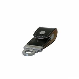 USB-flash-Disk PRESTIGIO Leather 8GB USB 2.0 + AVG/1 Jahr schwarz (PLDF08PLBKA)
