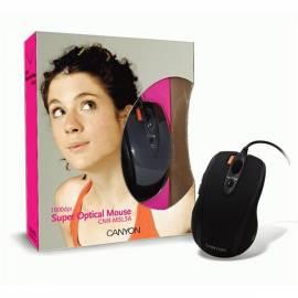 Bedienungshandbuch Maus CANYON (G-Laser), 1000dpi, 7tl., schwarz, USB, retail (CNR-MSL5A)