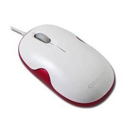 CANYON Maus 800 dpi, USB, 3tl, Einzelhandel, weiss-rot (CNR-MSL8M)