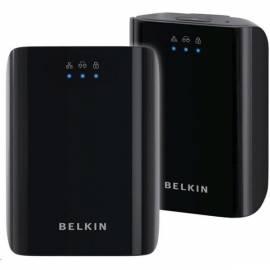Adapter Belkin POWERLINE Gigabit spielen Netzwerk, 2 Stück V-Paket Gebrauchsanweisung