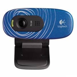 Webkamera LOGITECH HD Webcam C270 Blue Swirl (960-000729) blau