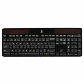 Tastatur LOGITECH Wireless Tastatur K750, CZ (920-002934) schwarz Gebrauchsanweisung