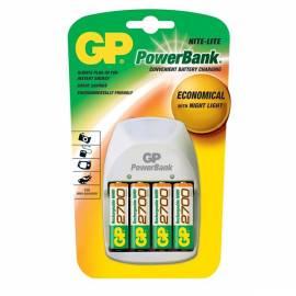 Ladegerät GP PowerBank PB11GS + 4 X GP270AAHC-weiß