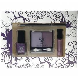 Kosmetika Make-up Handel Make-up Handel lila Set 1, 6g-Eye-Pencil + 3g Lipgloss + 2 x 3, 2g Eyeshadows + 15ml Nagellack