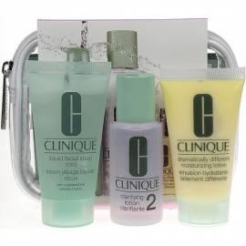 Handbuch für Kosmetika CLINIQUE Clinique 3step Hautpflege Set 2 30ml Liquid Facial Soap Mild + 30ml Klärung Lotion 2 + 30 ml DDML + Tasche