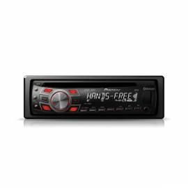 Benutzerhandbuch für AUTORADIO PIONEER DEH-7300BT CD, CD/MP3, Bluetooth-schwarz