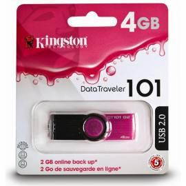 PDF-Handbuch downloadenUSB-flash-Laufwerk KINGSTON DT101G2 Q1 (KE-U304G-3AAR28)-Rosa