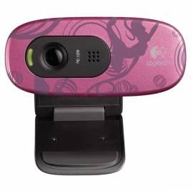 Webkamera LOGITECH HD Webcam C270 Pink Balance (960-000727) Rosa Bedienungsanleitung