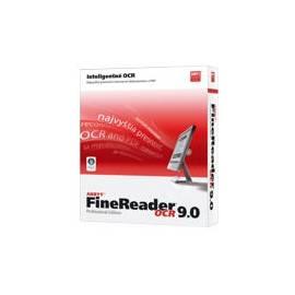 Benutzerhandbuch für Software ABBYY FineReader 9.0 Professional Edition CZ - BOX (AF80-1S1B01-9)