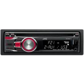 CD-Autoradio JVC KD-R421 CD/MP3, USB, schwarz