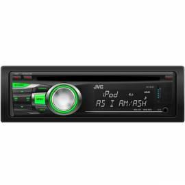 CD-Autoradio JVC KD-R422, CD/MP3, USB, schwarz