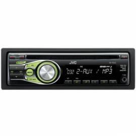 Benutzerhandbuch für CD-Autoradio JVC KD-R322 CD/MP3-schwarz