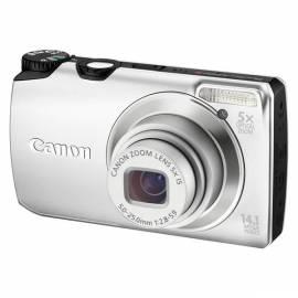 PDF-Handbuch downloadenDigitalkamera CANON Power Shot A3200 Silber