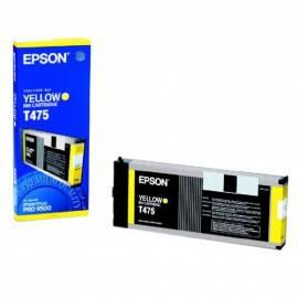 Bedienungshandbuch Tinte Nachfüllen EPSON T475011, 220ml (C13T475011) gelb