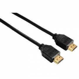 HAMA HDMI Stecker-HDMI Stecker, Gold, 1,5 m, entpackt (11964)