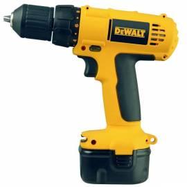 Akku-Bohrschrauber, DEWALT Akuscrewdriver DC740KA schwarz/gelb