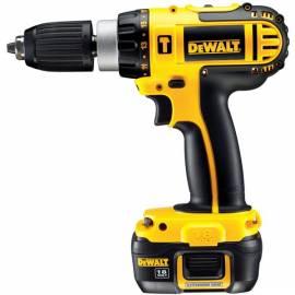 Akku-Bohrschrauber, DEWALT Akuscrewdriver DC727C2 schwarz/gelb