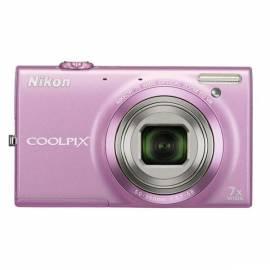 Bedienungsanleitung für Digitalkamera NIKON Coolpix S6100 Rosa
