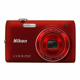 Benutzerhandbuch für Digitalkamera NIKON Coolpix S4100 rot