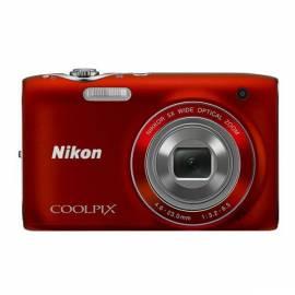 Handbuch für Digitalkamera NIKON Coolpix S3100 rot