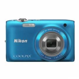 Benutzerhandbuch für Digitalkamera NIKON Coolpix S3100 blau