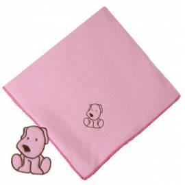 Bedienungshandbuch KAARSGAREN Fleece Babydecke mit Hund Rosa