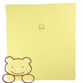 KAARSGAREN-Fleecedecke mit leuchtenden gelben Teddybär