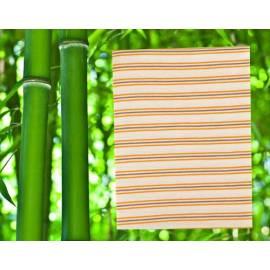 Sommer Quilt braun orange Streifen Bambus KAARSGAREN