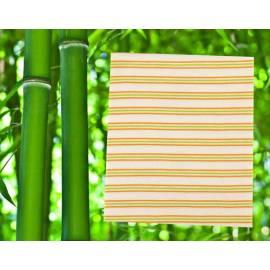 Sommer Quilt KAARSGAREN Bambus Orange/Grün Streifen
