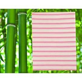 Sommer Quilt KAARSGAREN Bambus rosa Streifen