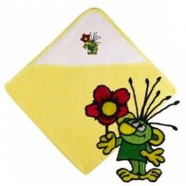 Handtuch mit Kapuze KAARSGARENwithRakosnickem 80 x 80 cm, gelb Gebrauchsanweisung