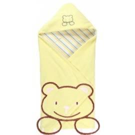Decke KAARSGAREN mit leuchtenden gelben Teddybär