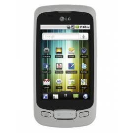 Handy LG Optimus One P500 Silber