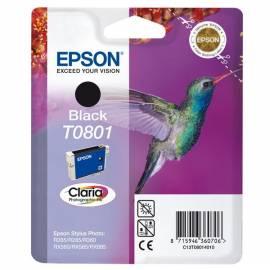 Tinte EPSON T0801, 7 ml, RF (C13T08014020) schwarz